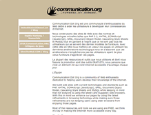Tablet Screenshot of communication.org